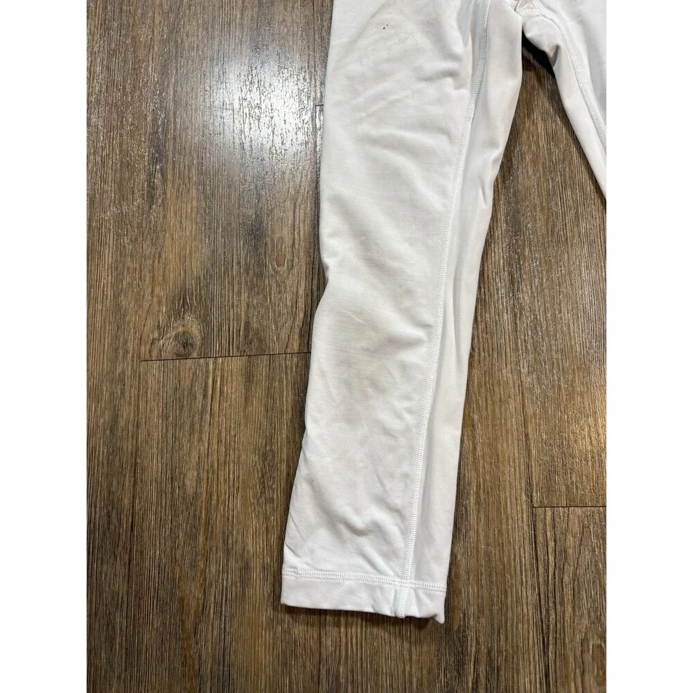 Lululemon Womens White Wunder Under Leggings Size 2 High Rise